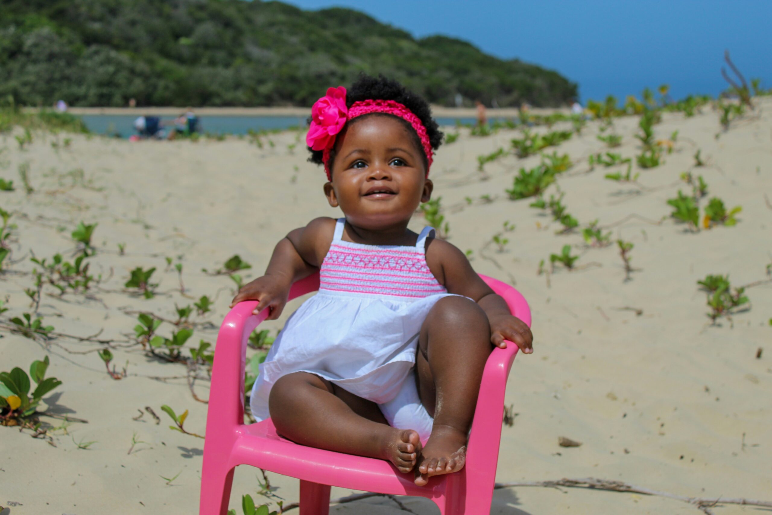 Mixed-Race Baby Girl